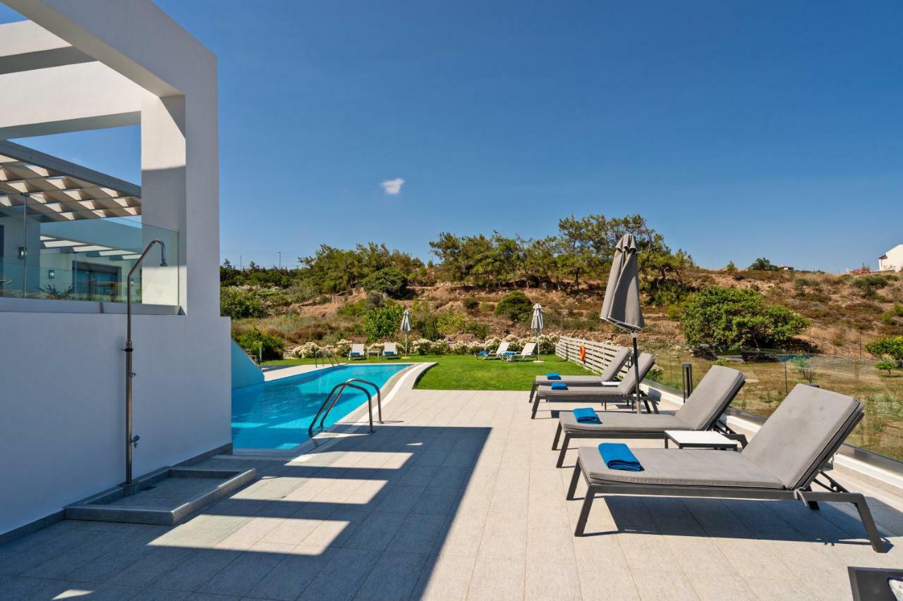 Eolia Iconic Villa, Walking Distance To The Beach, By Thinkvilla Panormos  Luaran gambar